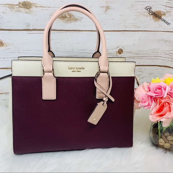 Kate spade Cameron medium cherrywood satchel NWT - Picture 2 of 8